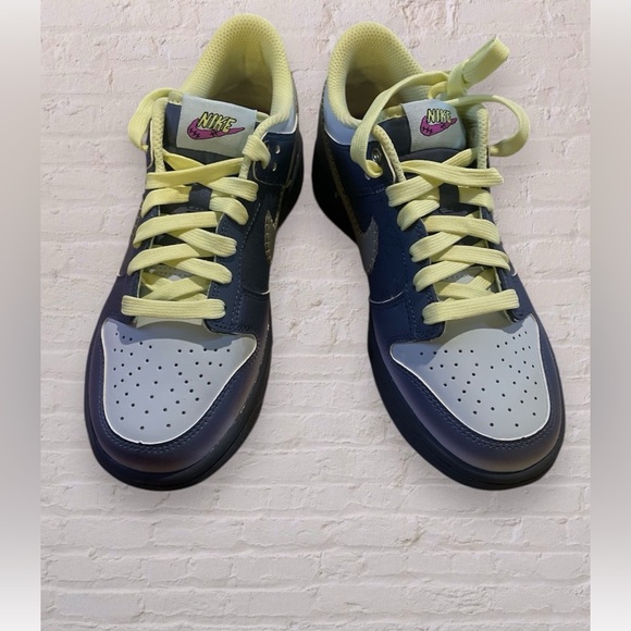 Nike Dunk Low BG GS Halloween Diffused Blue Tint FQ8354-491 sz 5Y 6.5 WM NIB - Picture 3 of 11